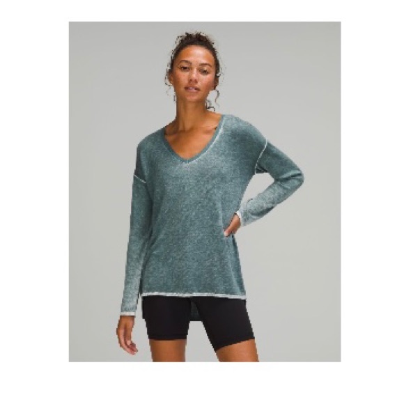Lululemon Cashlu V-Neck Sweater - Picture 1 of 4